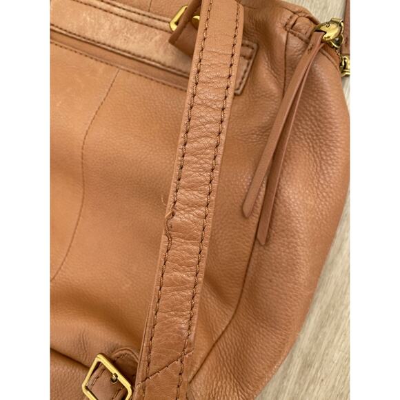 Hobo River Leather Backpack Whiskey Camel Tan Boho Cottagecore Preppy - Picture 16 of 16